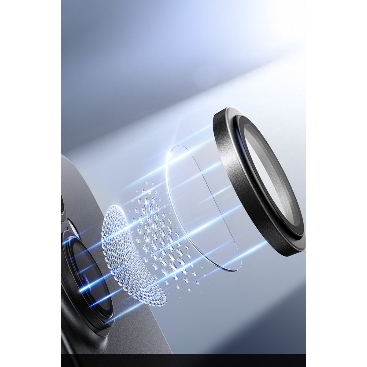 Torras Apple iPhone 17 Lensguard AR Anti Glare Kamera Lens Koruyucu