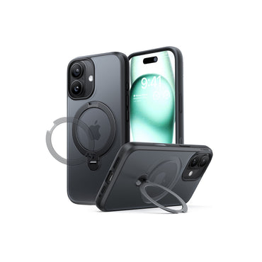 Torras Apple iPhone 17 O Stand Spin Serisi Magsafe Kılıf