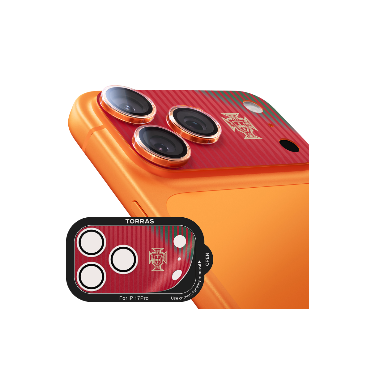 Torras Apple iPhone 17 Pro Camera Go World Cup Serisi Kamera Lens Koruyucu