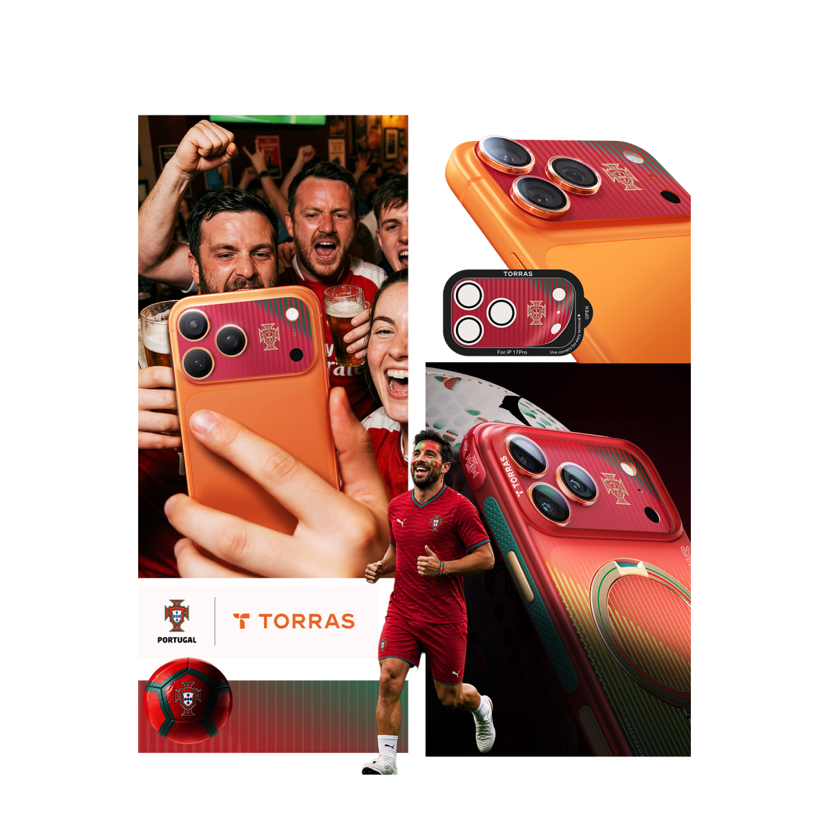 Torras Apple iPhone 17 Pro Camera Go World Cup Serisi Kamera Lens Koruyucu