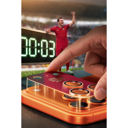 Torras Apple iPhone 17 Pro Camera Go World Cup Serisi Kamera Lens Koruyucu
