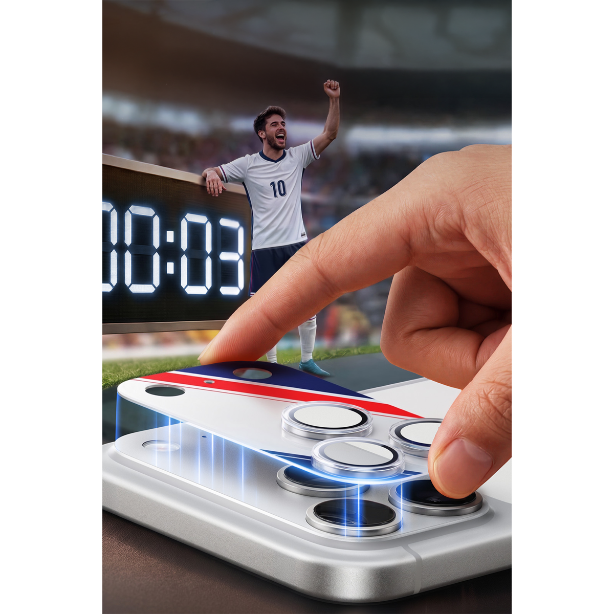 Torras Apple iPhone 17 Pro Camera Go World Cup Serisi Kamera Lens Koruyucu