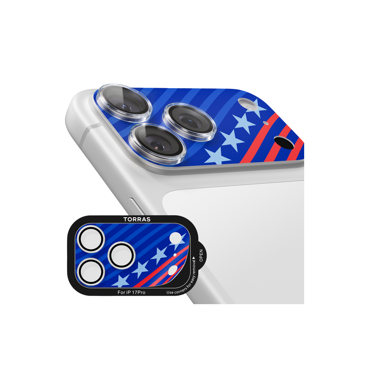 Torras Apple iPhone 17 Pro Camera Go World Cup Serisi Kamera Lens Koruyucu