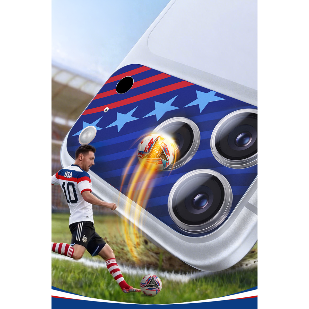 Torras Apple iPhone 17 Pro Camera Go World Cup Serisi Kamera Lens Koruyucu