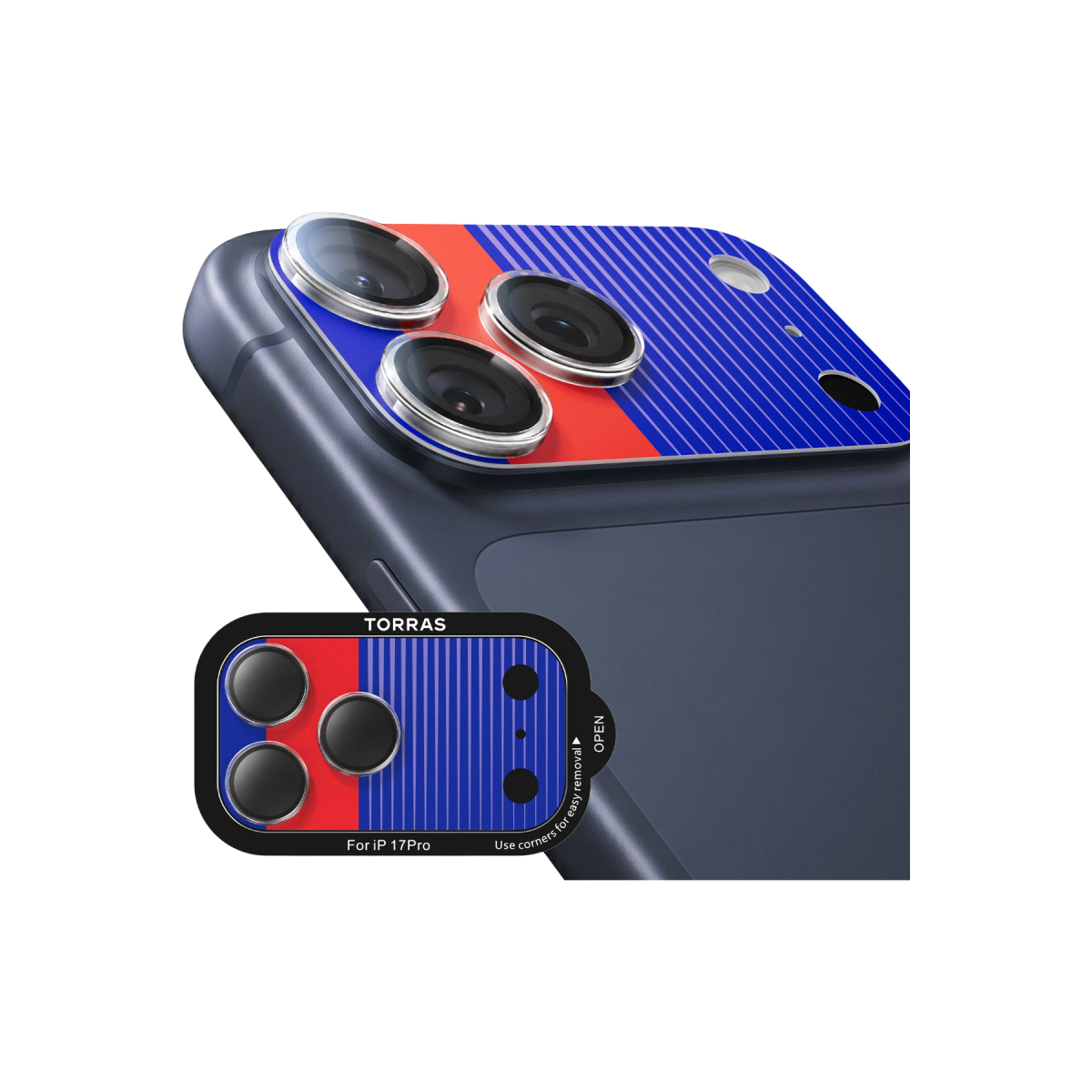 Torras Apple iPhone 17 Pro Camera Go World Cup Serisi Kamera Lens Koruyucu