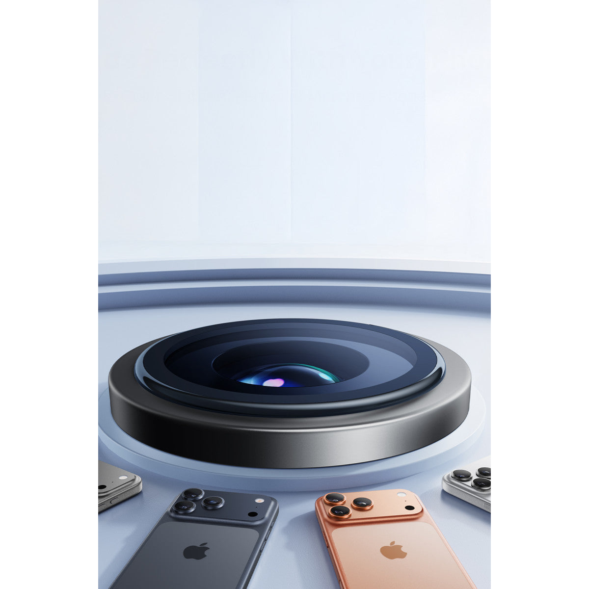 Torras Apple iPhone 17 Pro Lensguard AR Anti Glare Kamera Lens Koruyucu