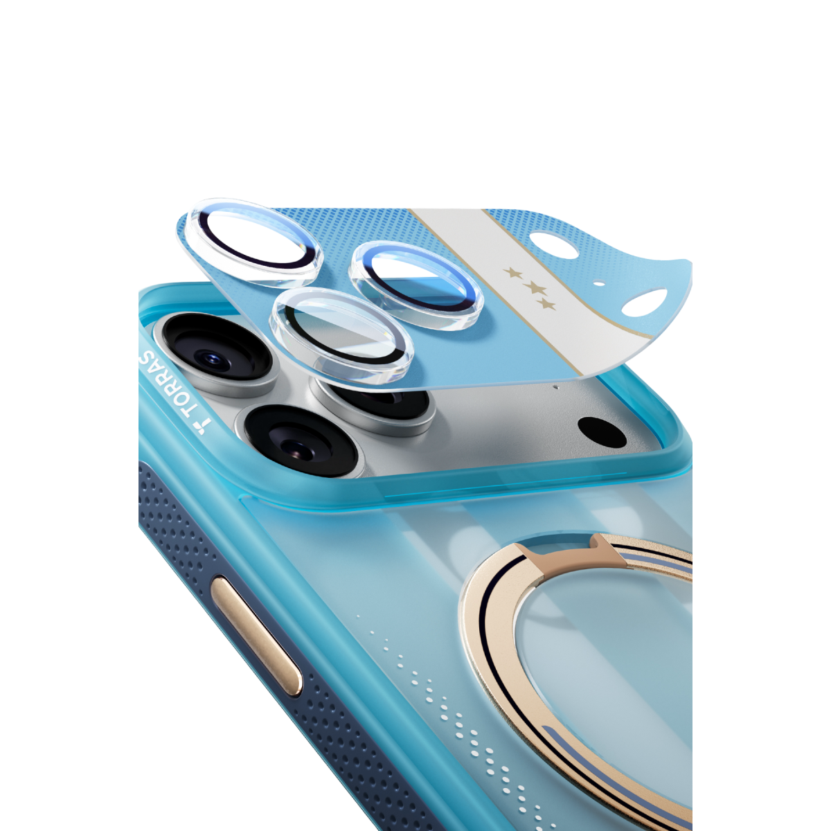 Torras Apple iPhone 17 Pro Max Camera Go World Cup Serisi Kamera Lens Koruyucu