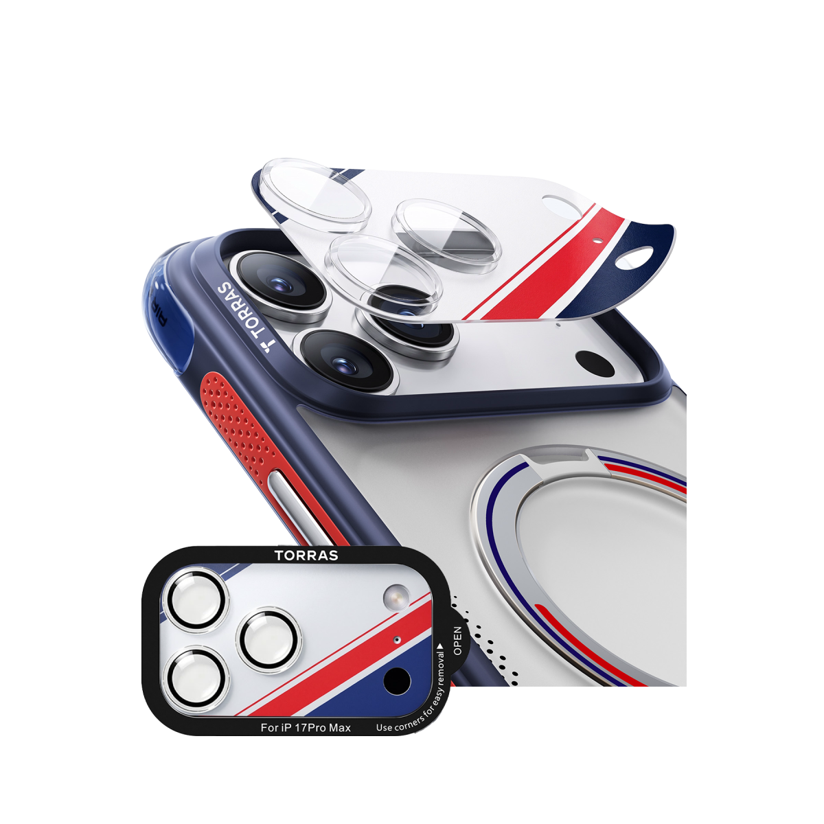 Torras Apple iPhone 17 Pro Max Camera Go World Cup Serisi Kamera Lens Koruyucu