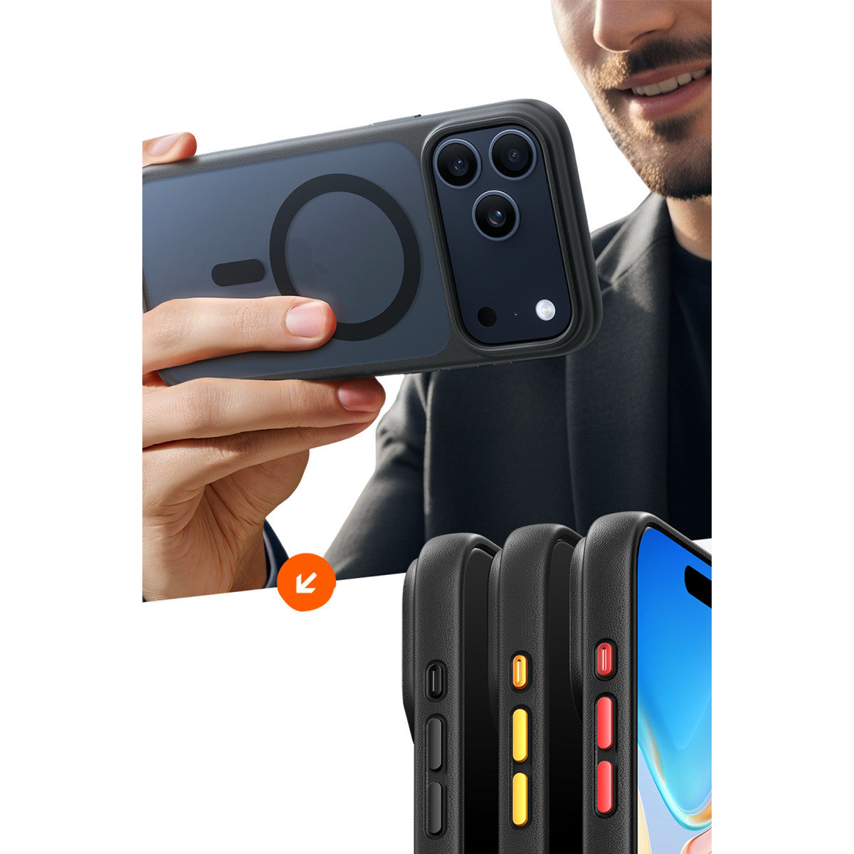 Torras Apple iPhone 17 Pro Max Guardian Magsafe Kılıf