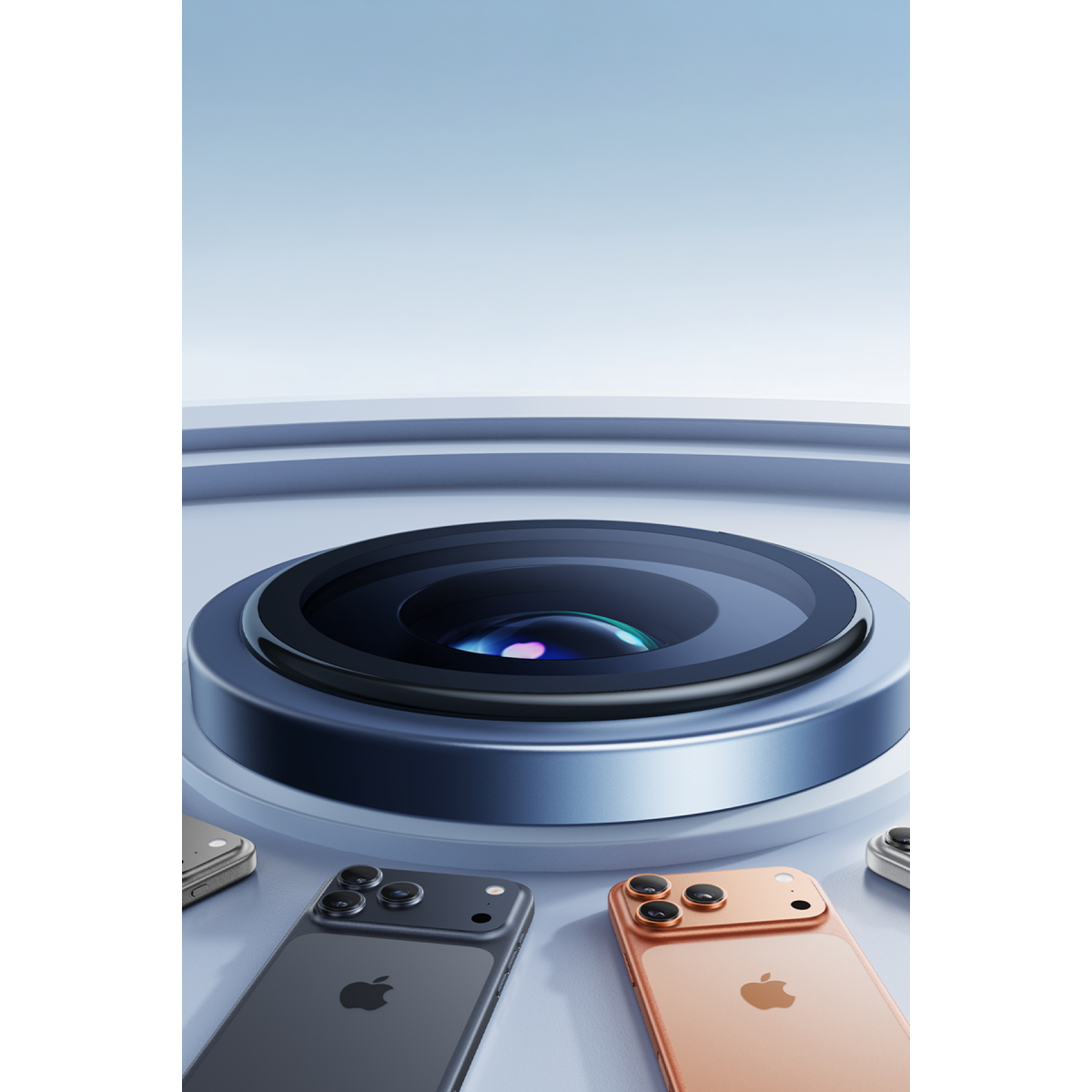 Torras Apple iPhone 17 Pro Max Lensguard AR Anti Glare Kamera Lens Koruyucu