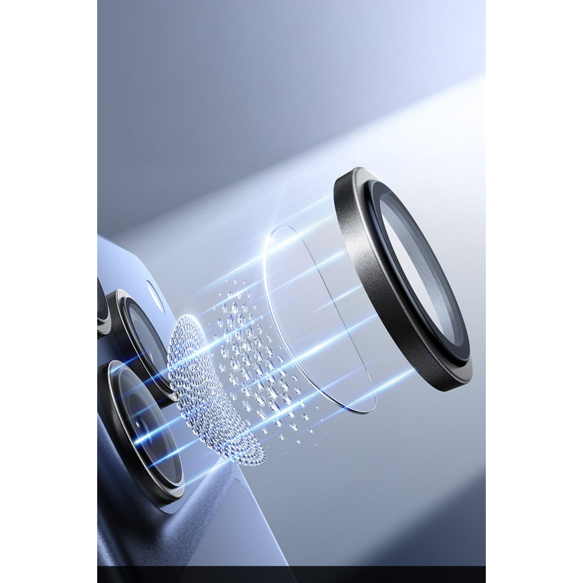 Torras Apple iPhone 17 Pro Max Lensguard AR Anti Glare Kamera Lens Koruyucu