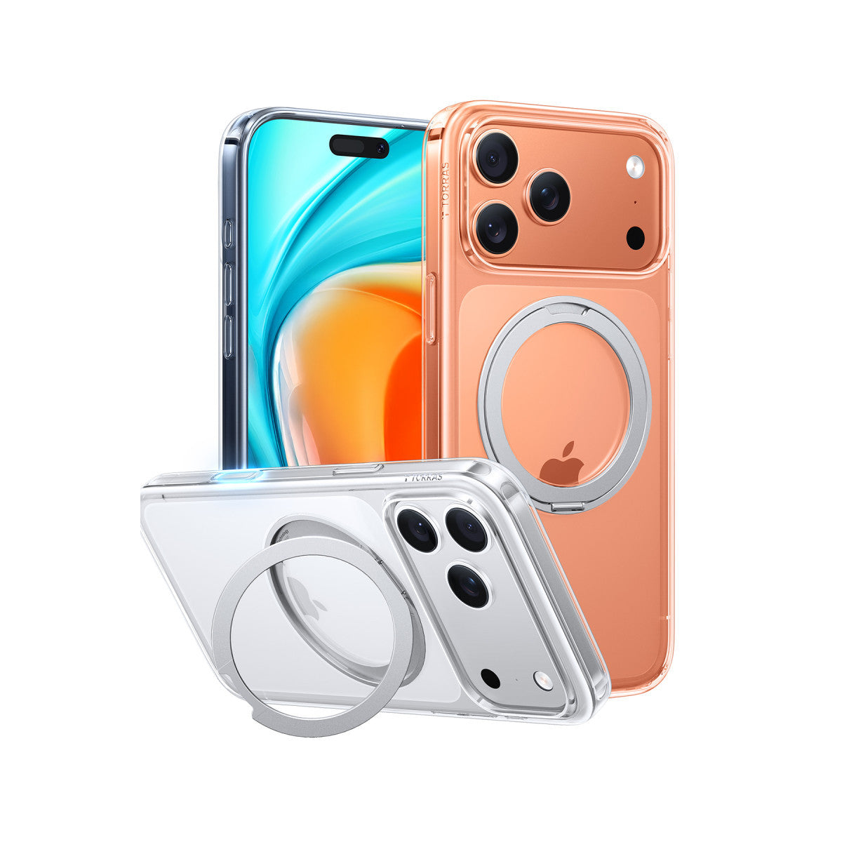 Torras Apple iPhone 17 Pro Max O Stand Pro Serisi Magsafe Kılıf