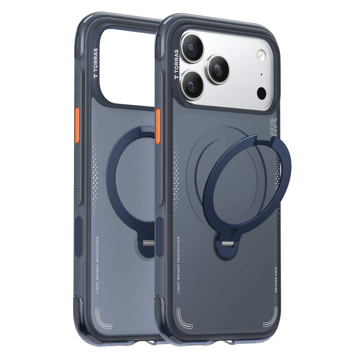 Torras Apple iPhone 17 Pro Max O Stand Spin Air Serisi Magsafe Kılıf