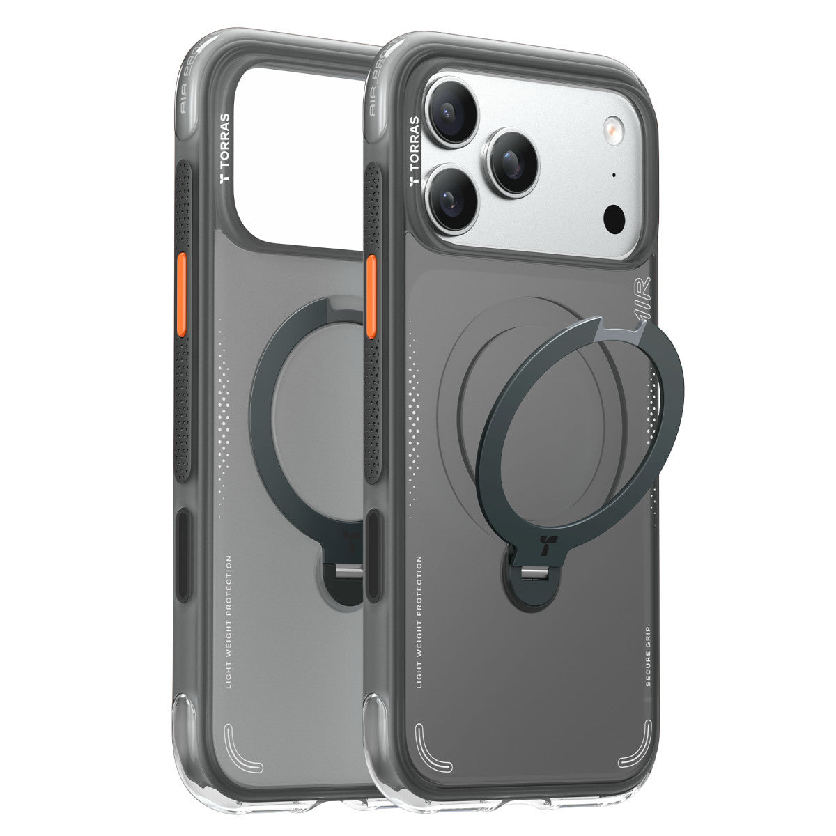 Torras Apple iPhone 17 Pro Max O Stand Spin Air Serisi Magsafe Kılıf