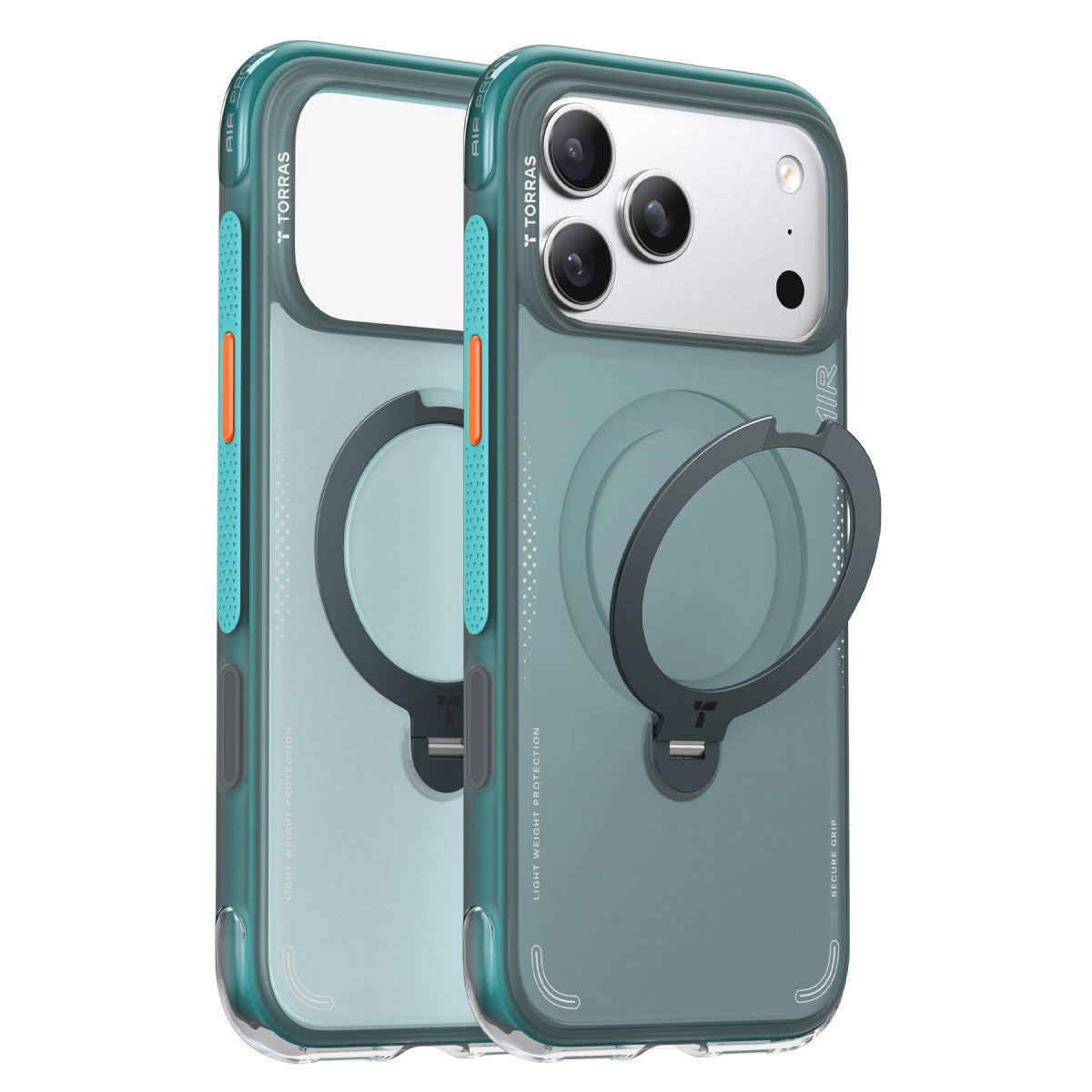 Torras Apple iPhone 17 Pro Max O Stand Spin Air Serisi Magsafe Kılıf