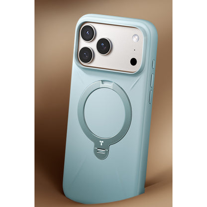 Torras Apple iPhone 17 Pro Max O Stand Spin Silicone Serisi Magsafe Kılıf