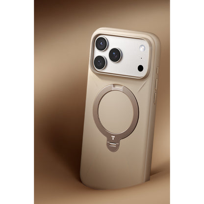 Torras Apple iPhone 17 Pro Max O Stand Spin Silicone Serisi Magsafe Kılıf