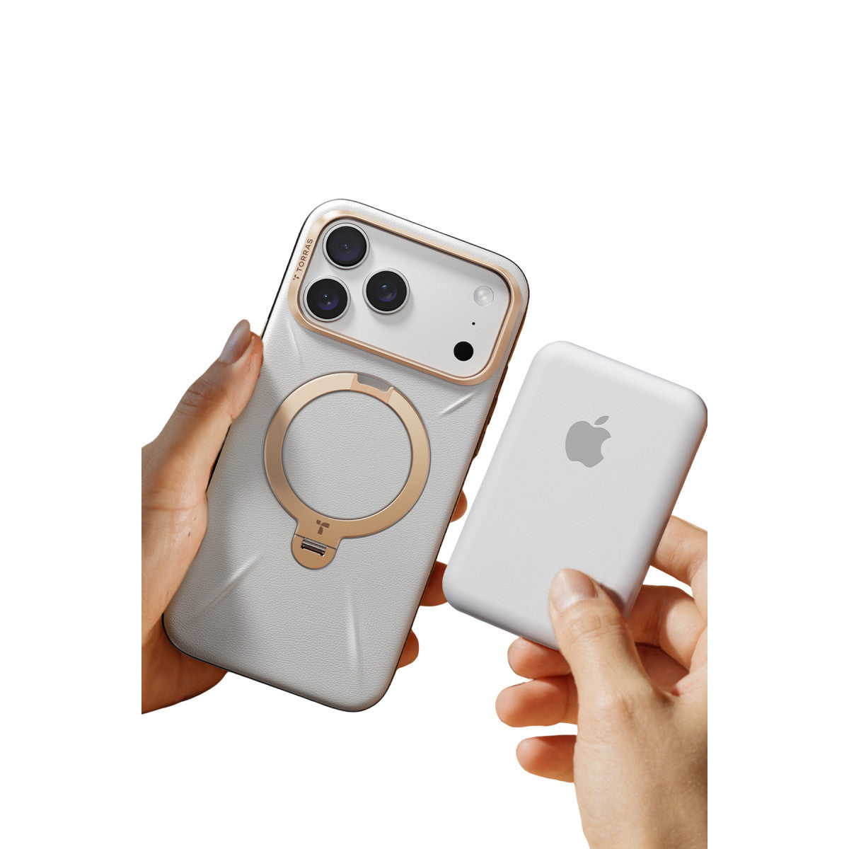 Torras Apple iPhone 17 Pro Max O Stand Spin VegSkin Serisi Magsafe Kılıf