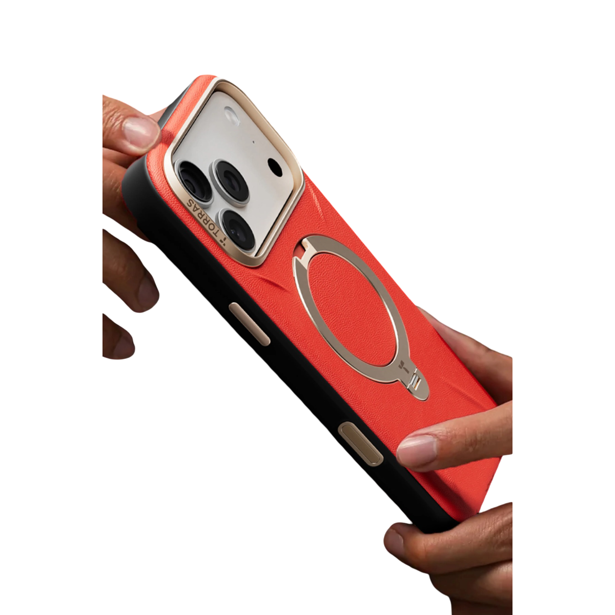 Torras Apple iPhone 17 Pro Max O Stand Spin VegSkin Serisi Magsafe Kılıf