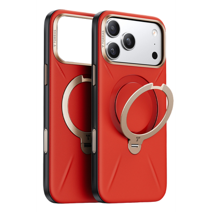 Torras Apple iPhone 17 Pro Max O Stand Spin VegSkin Serisi Magsafe Kılıf