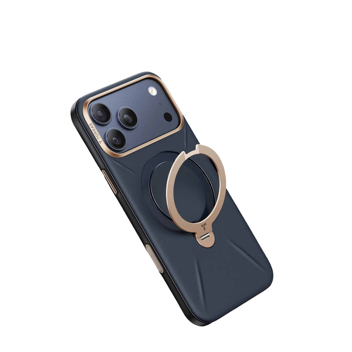 Torras Apple iPhone 17 Pro Max O Stand Spin VegSkin Serisi Magsafe Kılıf