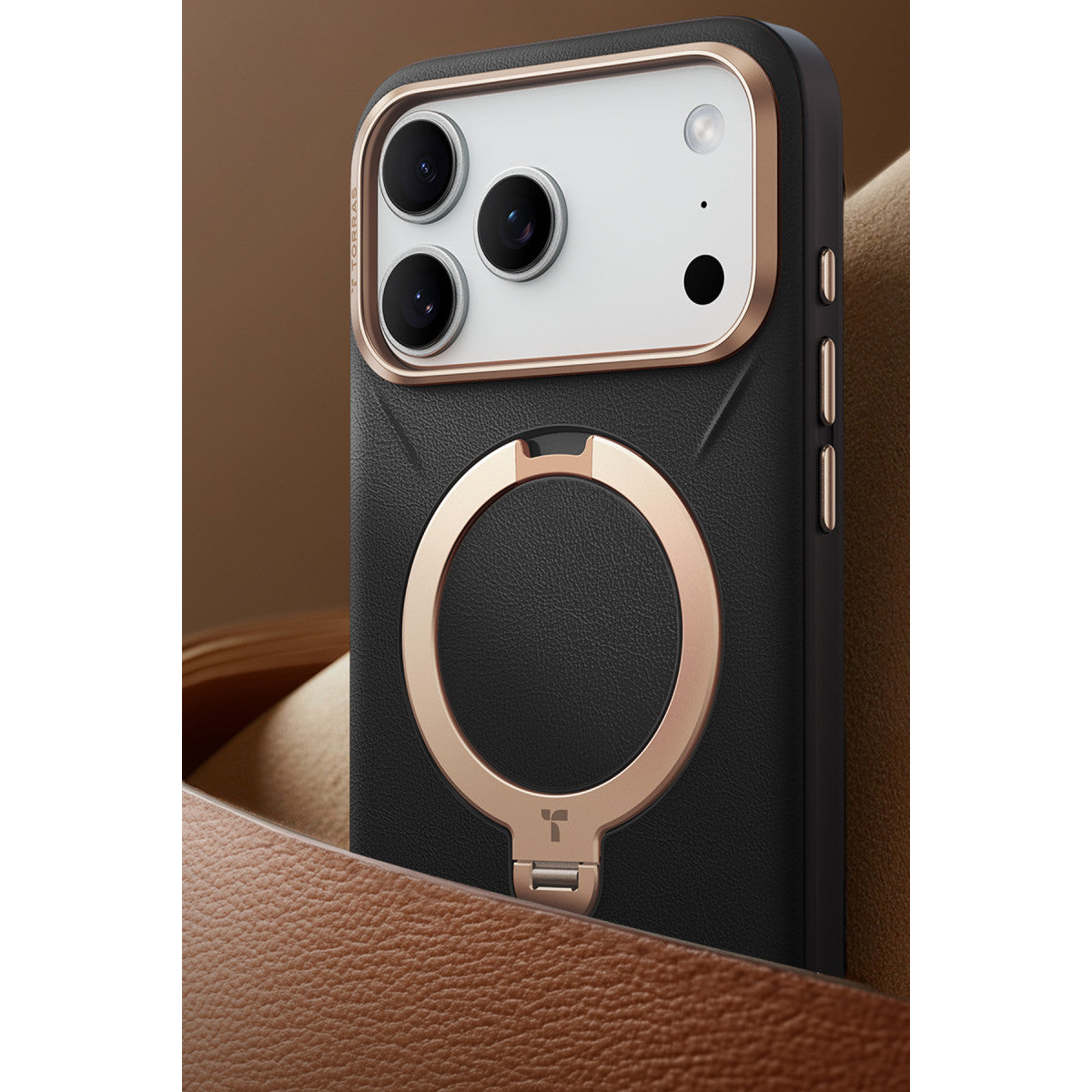 Torras Apple iPhone 17 Pro Max O Stand Spin VegSkin Serisi Magsafe Kılıf