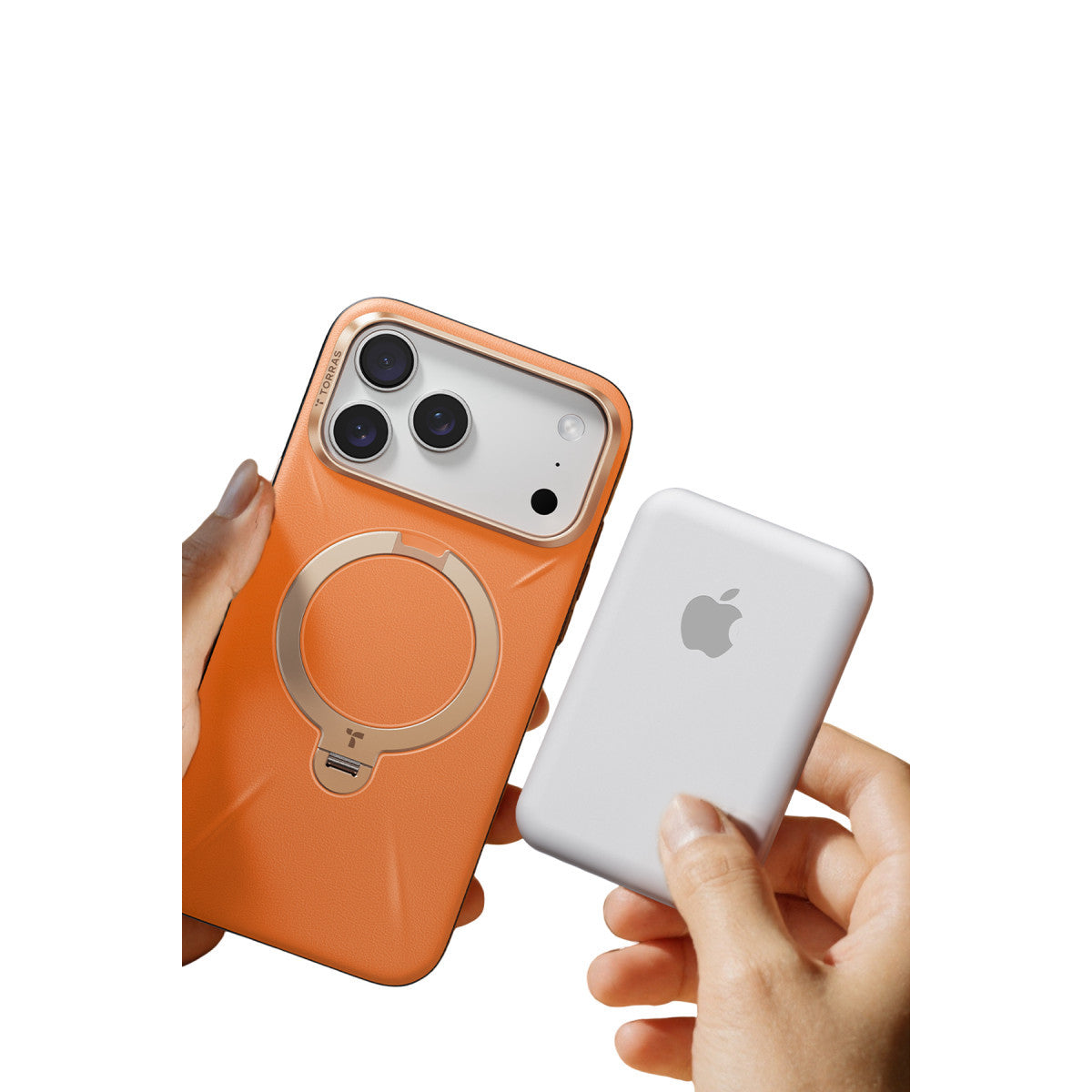 Torras Apple iPhone 17 Pro Max O Stand Spin VegSkin Serisi Magsafe Kılıf