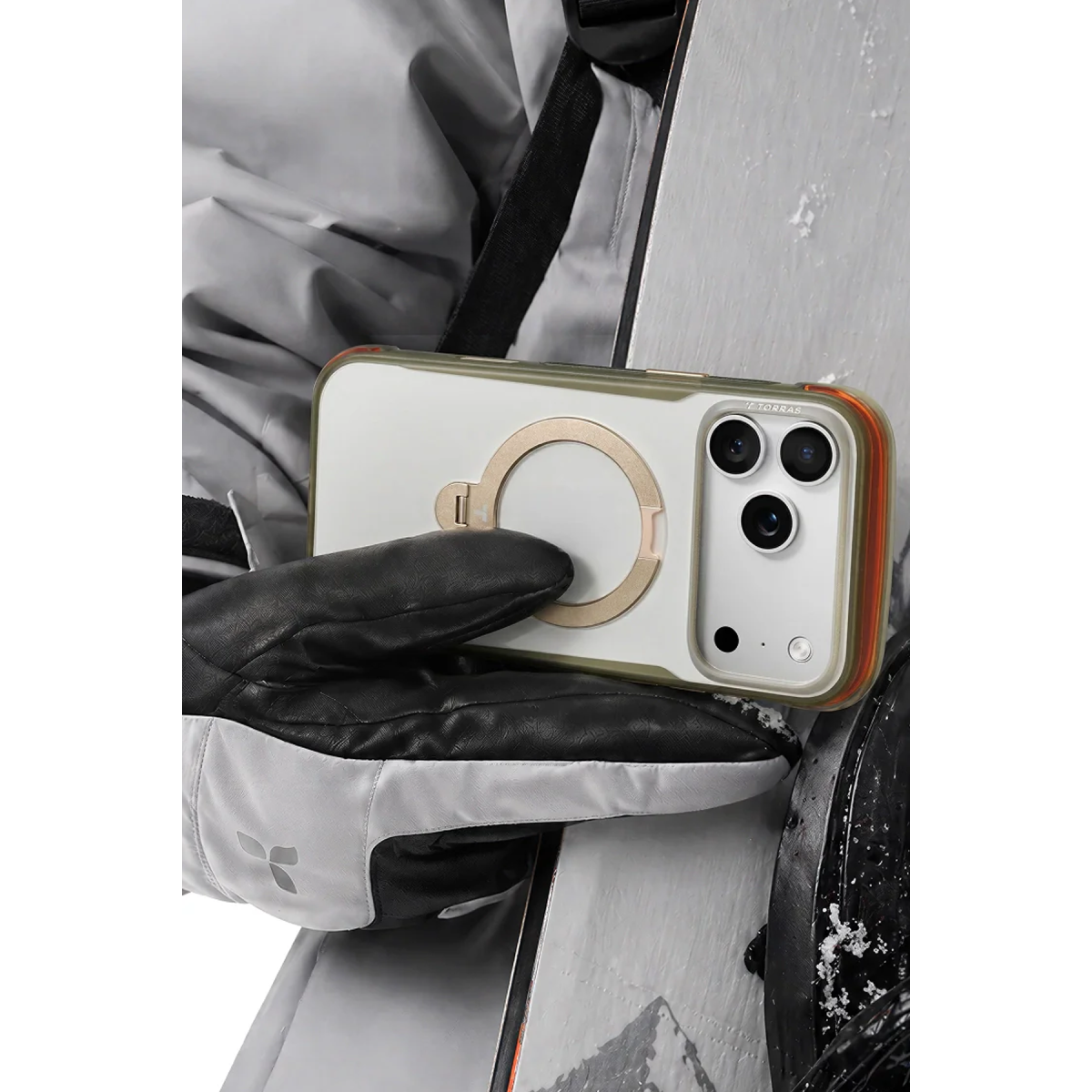 Torras Apple iPhone 17 Pro Max Ostand Q3 Air Pro Standlı Magsafe Kapak