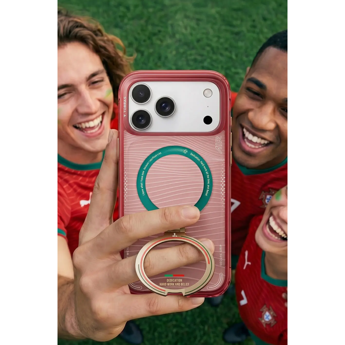 Torras Apple iPhone 17 Pro Max OStand Q3 Air World Cup Serisi Magsafe Kılıf