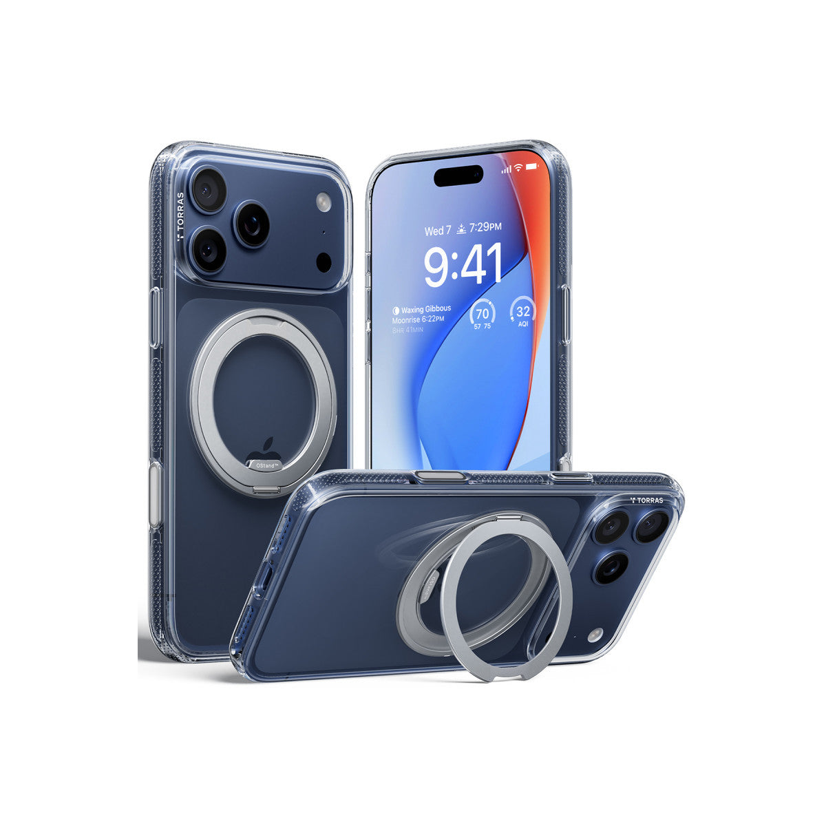Torras Apple iPhone 17 Pro O Stand R Fitness Serisi Magsafe Kılıf