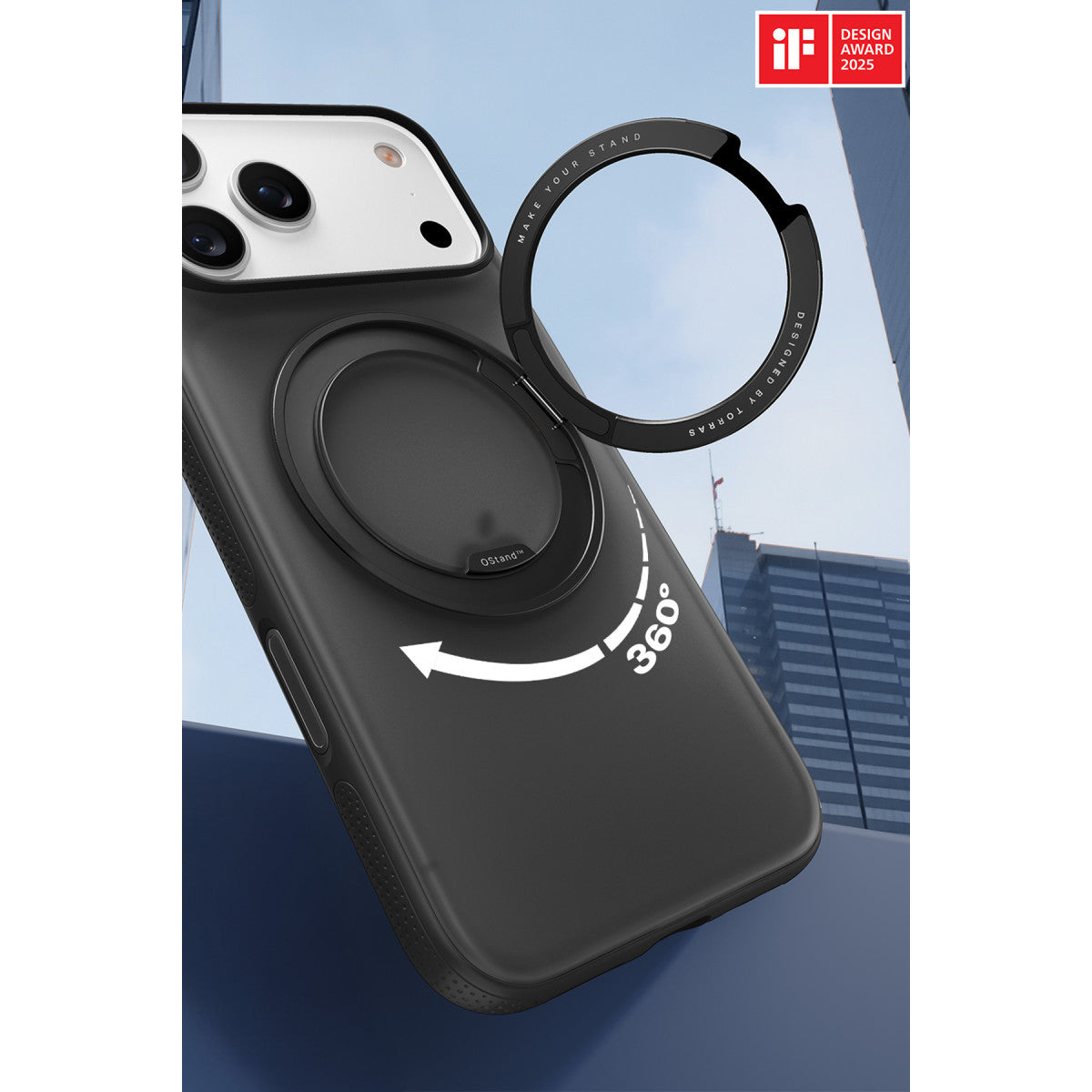 Torras Apple iPhone 17 Pro O Stand R Fitness Serisi Magsafe Kılıf