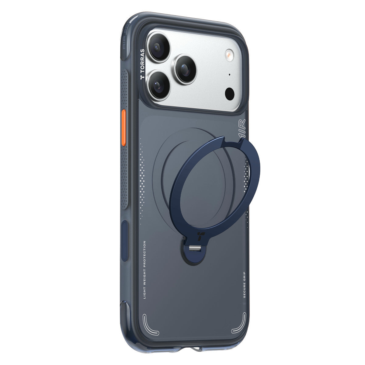 Torras Apple iPhone 17 Pro O Stand Spin Air Serisi Magsafe Kılıf
