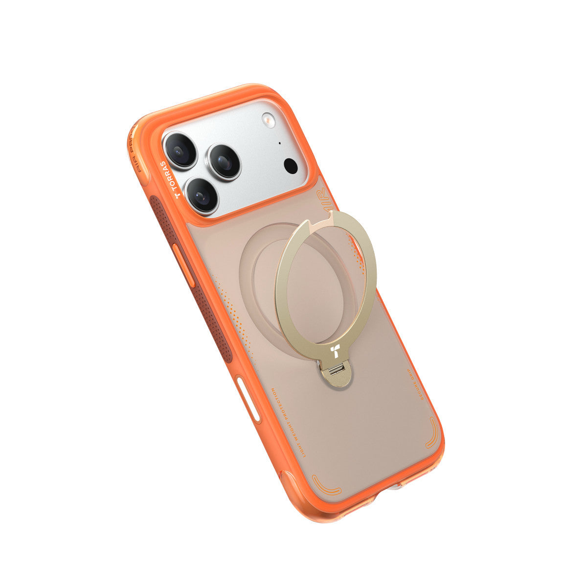Torras Apple iPhone 17 Pro O Stand Spin Air Serisi Magsafe Kılıf