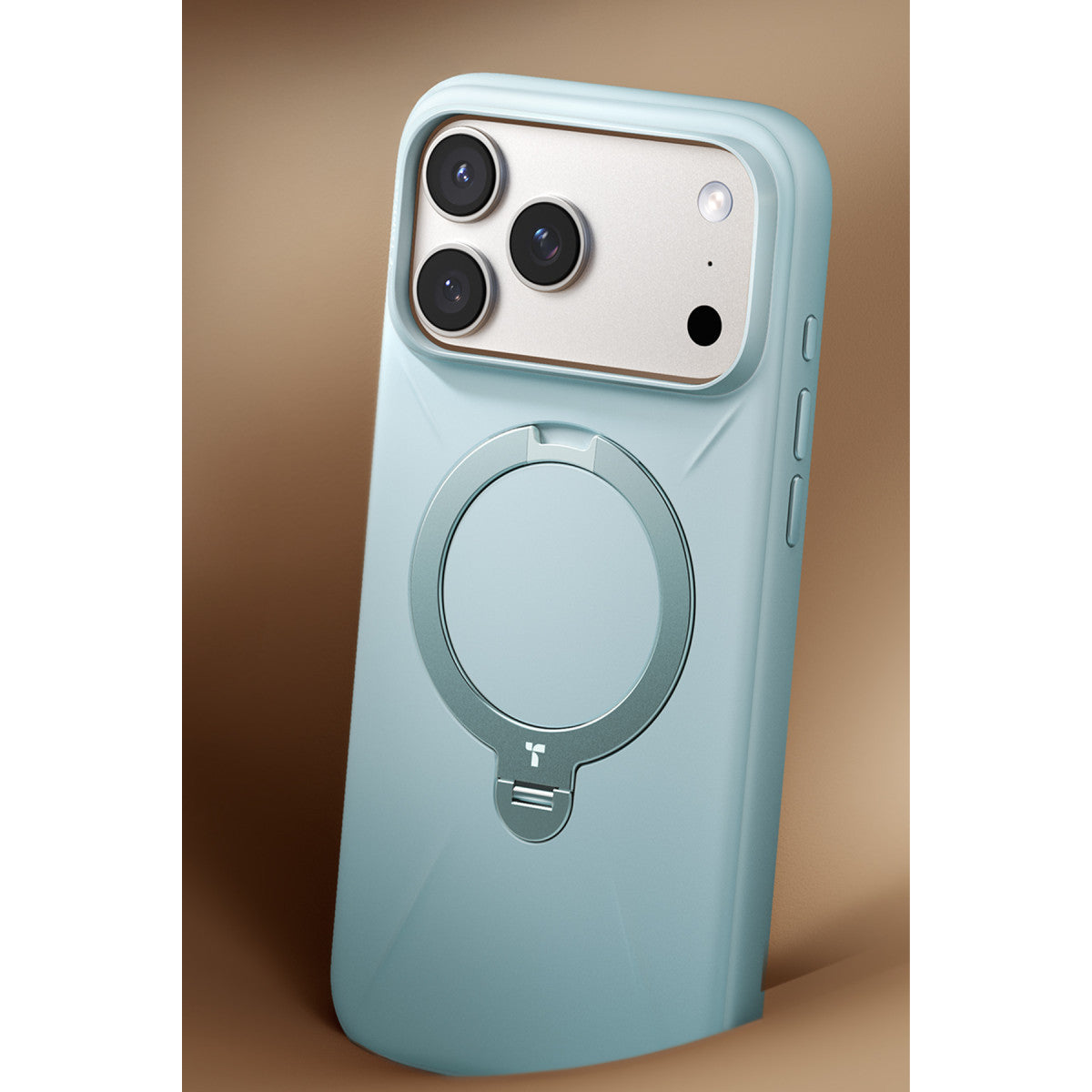 Torras Apple iPhone 17 Pro O Stand Spin Silicone Serisi Magsafe Kılıf