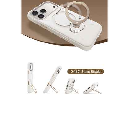 Torras Apple iPhone 17 Pro O Stand Spin Silicone Serisi Magsafe Kılıf