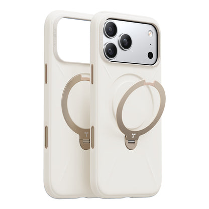 Torras Apple iPhone 17 Pro O Stand Spin Silicone Serisi Magsafe Kılıf