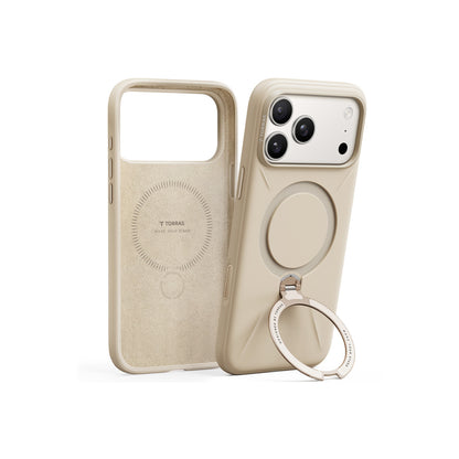 Torras Apple iPhone 17 Pro O Stand Spin Silicone Serisi Magsafe Kılıf