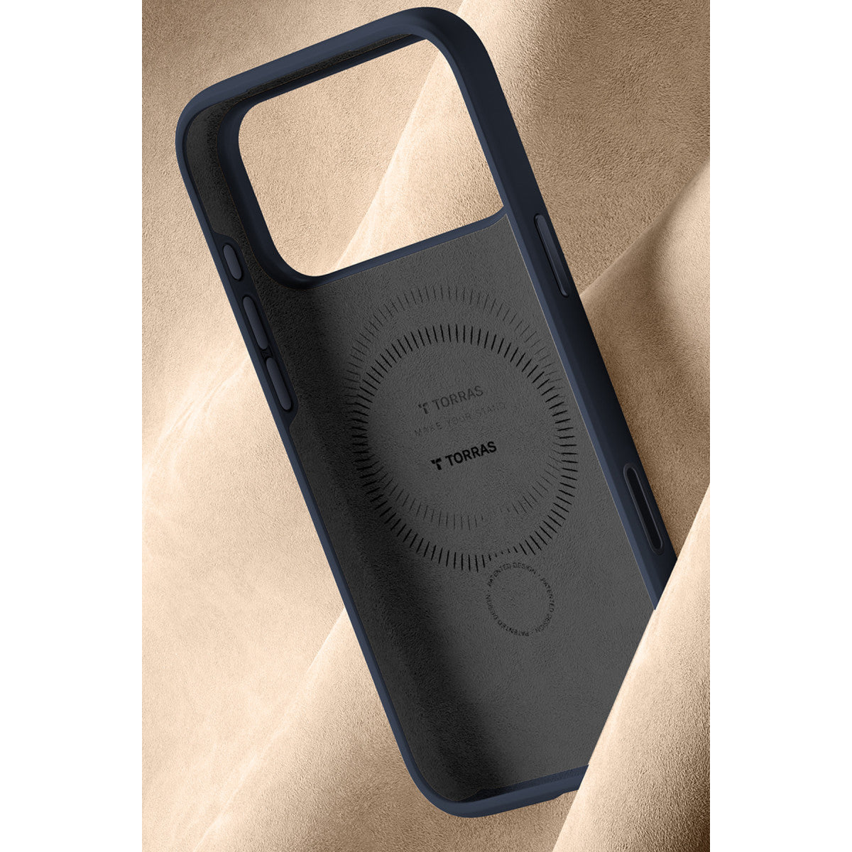 Torras Apple iPhone 17 Pro O Stand Spin Silicone Serisi Magsafe Kılıf