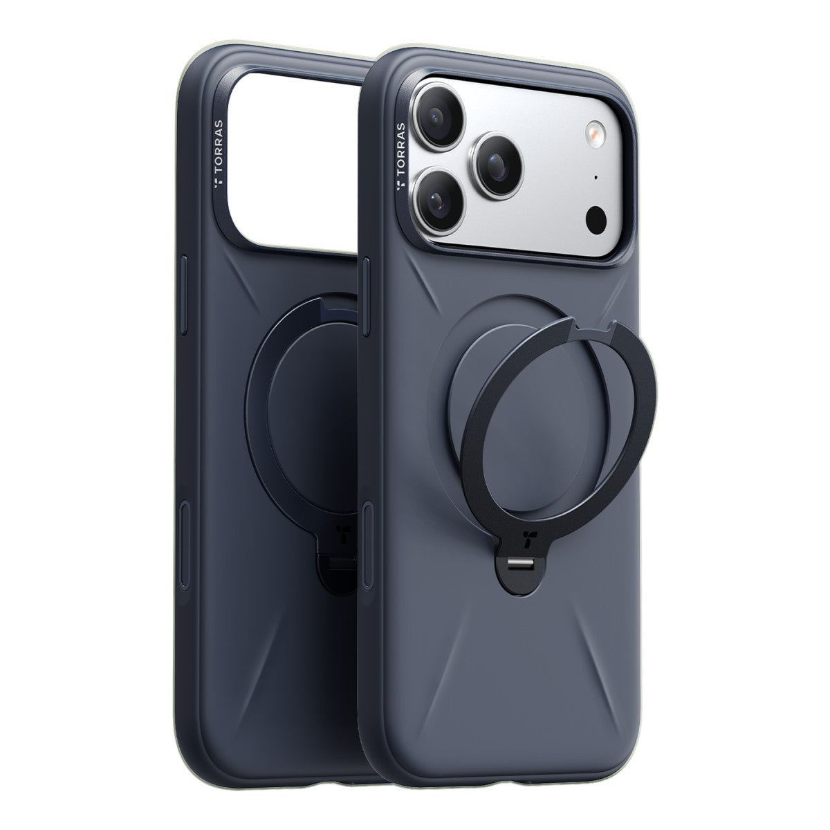 Torras Apple iPhone 17 Pro O Stand Spin Silicone Serisi Magsafe Kılıf