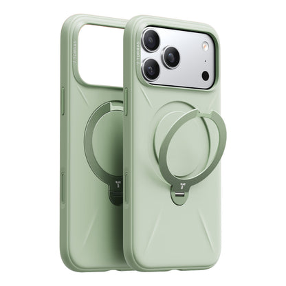 Torras Apple iPhone 17 Pro O Stand Spin Silicone Serisi Magsafe Kılıf
