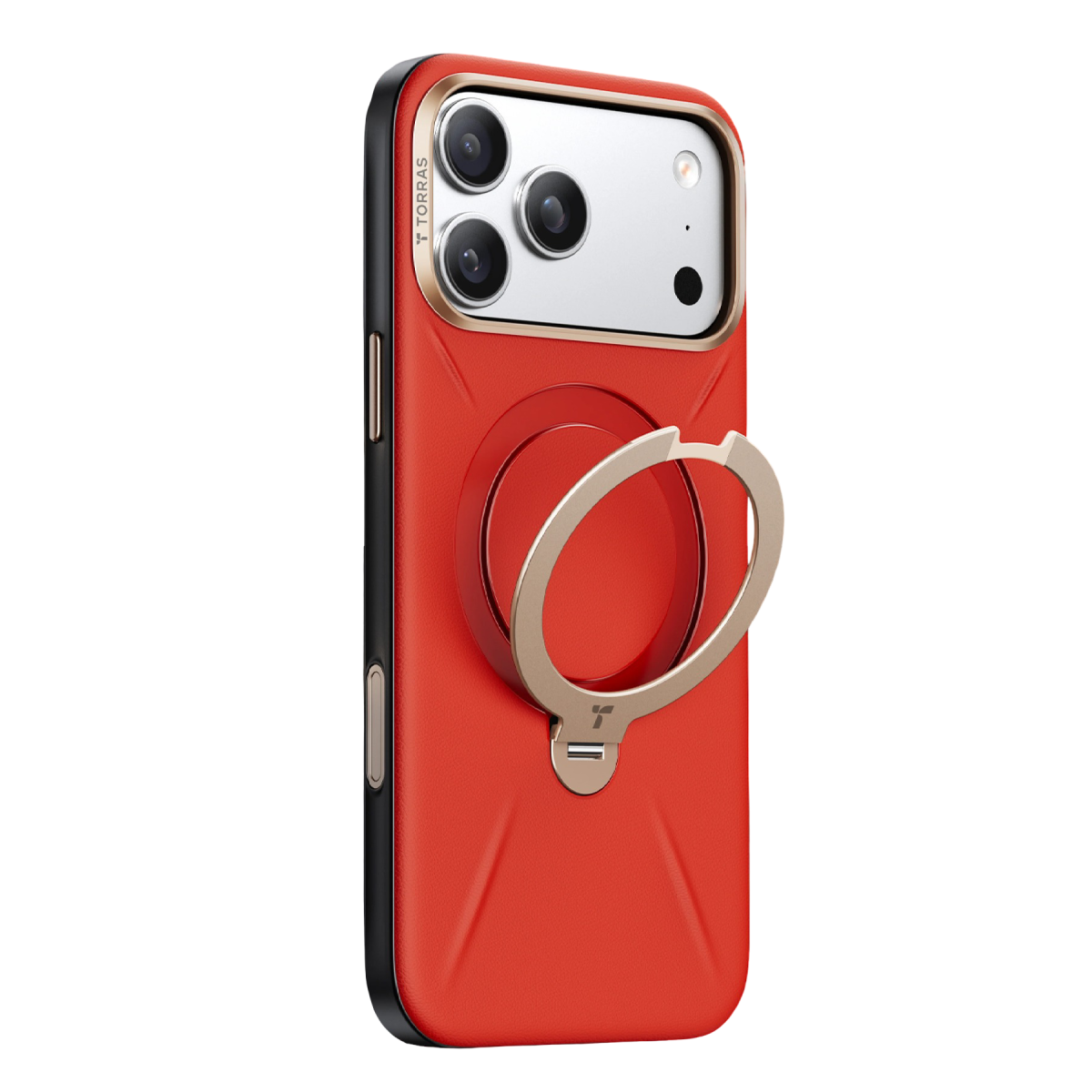 Torras Apple iPhone 17 Pro O Stand Spin VegSkin Serisi Magsafe Kılıf