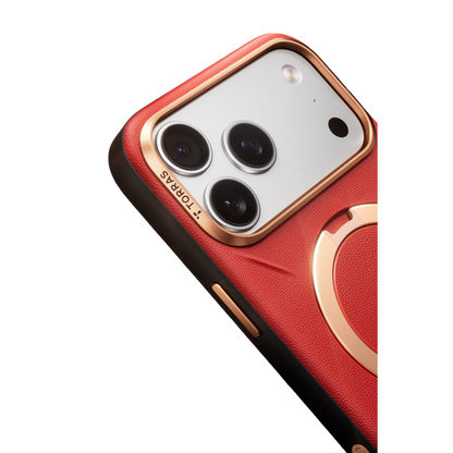 Torras Apple iPhone 17 Pro O Stand Spin VegSkin Serisi Magsafe Kılıf