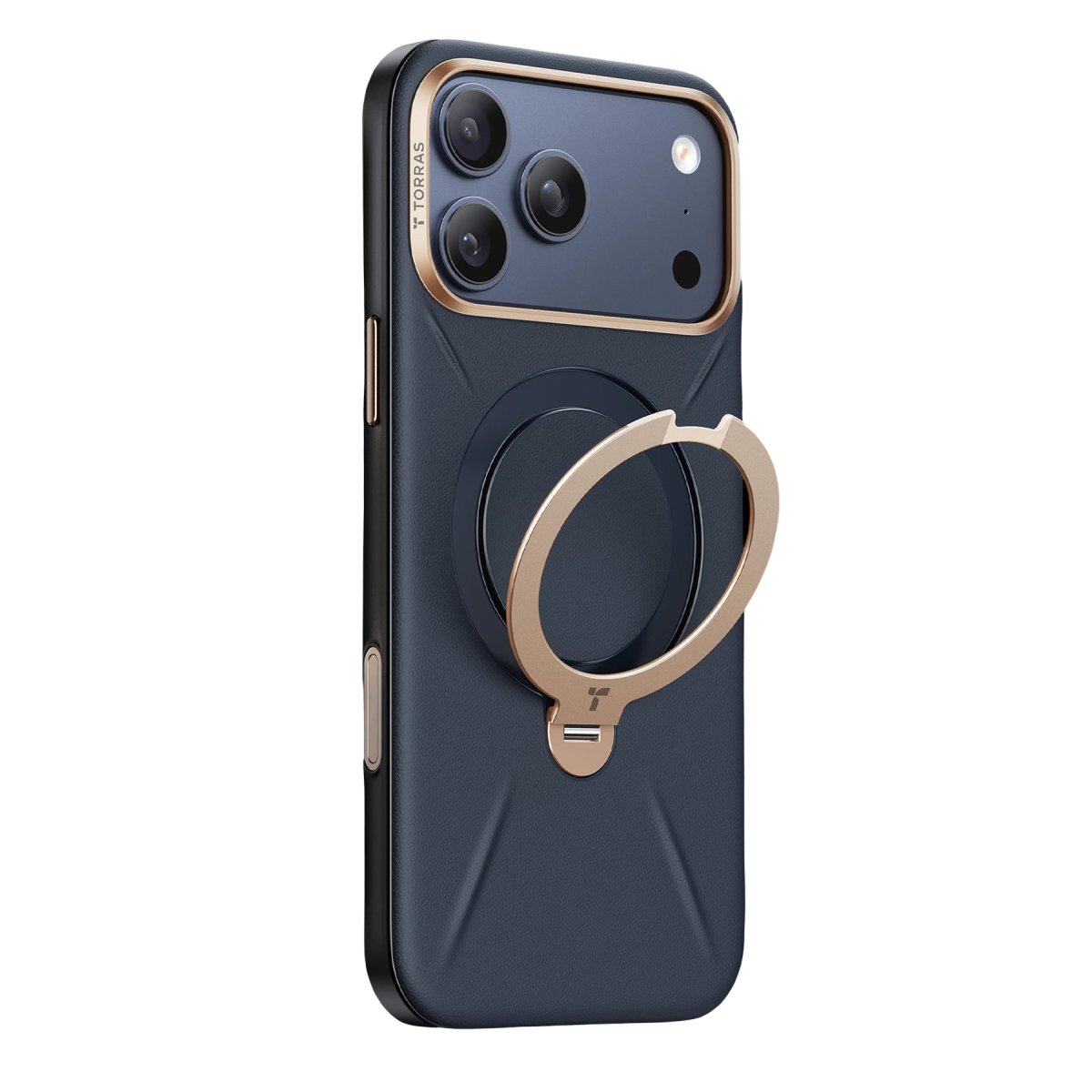 Torras Apple iPhone 17 Pro O Stand Spin VegSkin Serisi Magsafe Kılıf