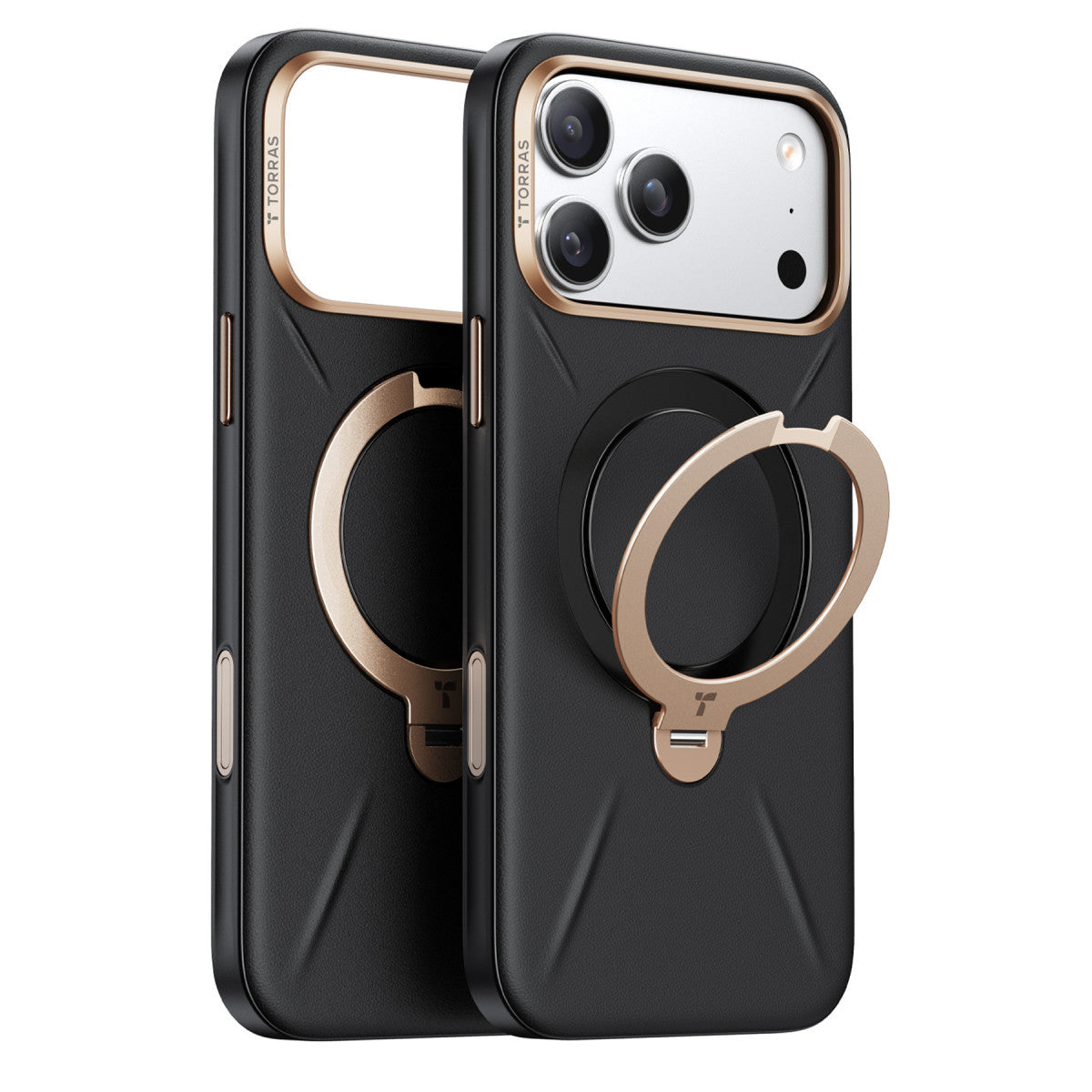 Torras Apple iPhone 17 Pro O Stand Spin VegSkin Serisi Magsafe Kılıf