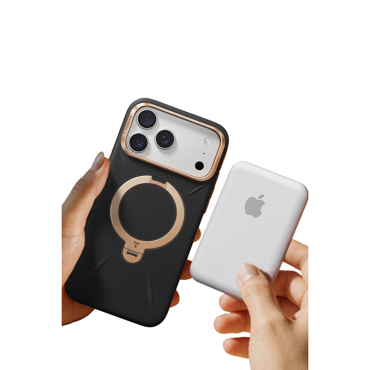 Torras Apple iPhone 17 Pro O Stand Spin VegSkin Serisi Magsafe Kılıf