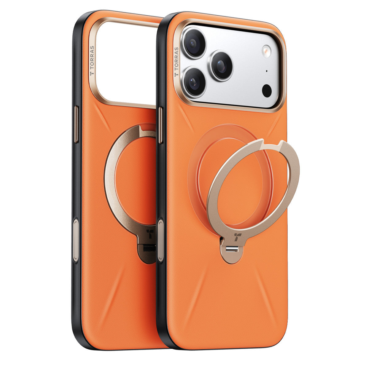 Torras Apple iPhone 17 Pro O Stand Spin VegSkin Serisi Magsafe Kılıf