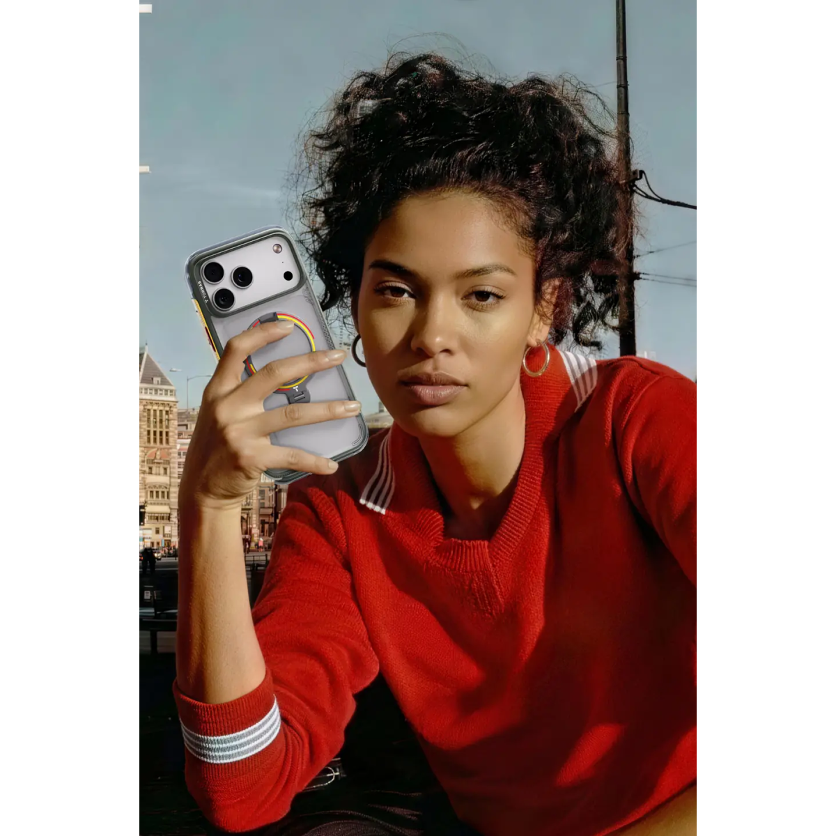 Torras Apple iPhone 17 Pro OStand Q3 Air World Cup Serisi Magsafe Kılıf