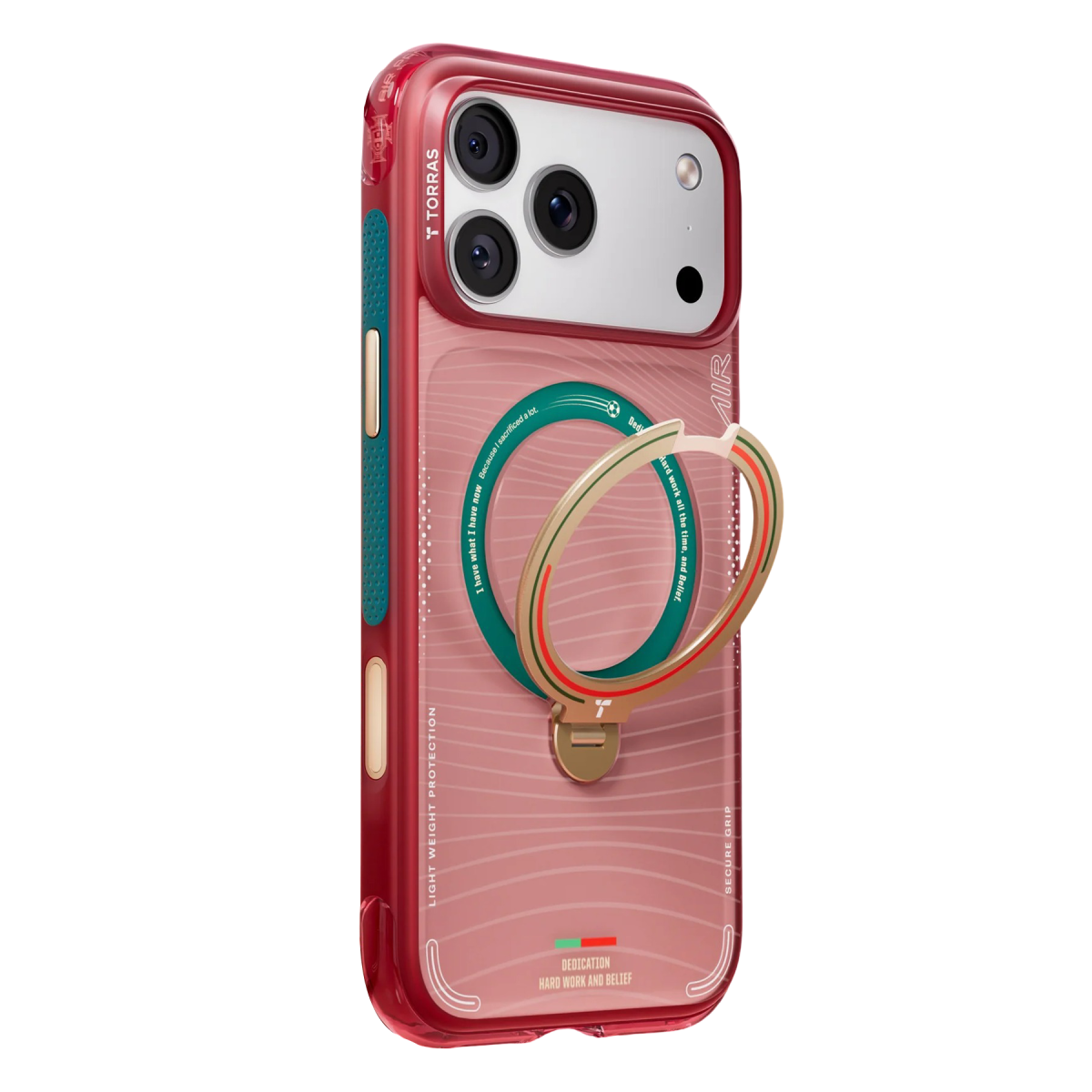 Torras Apple iPhone 17 Pro OStand Q3 Air World Cup Serisi Magsafe Kılıf