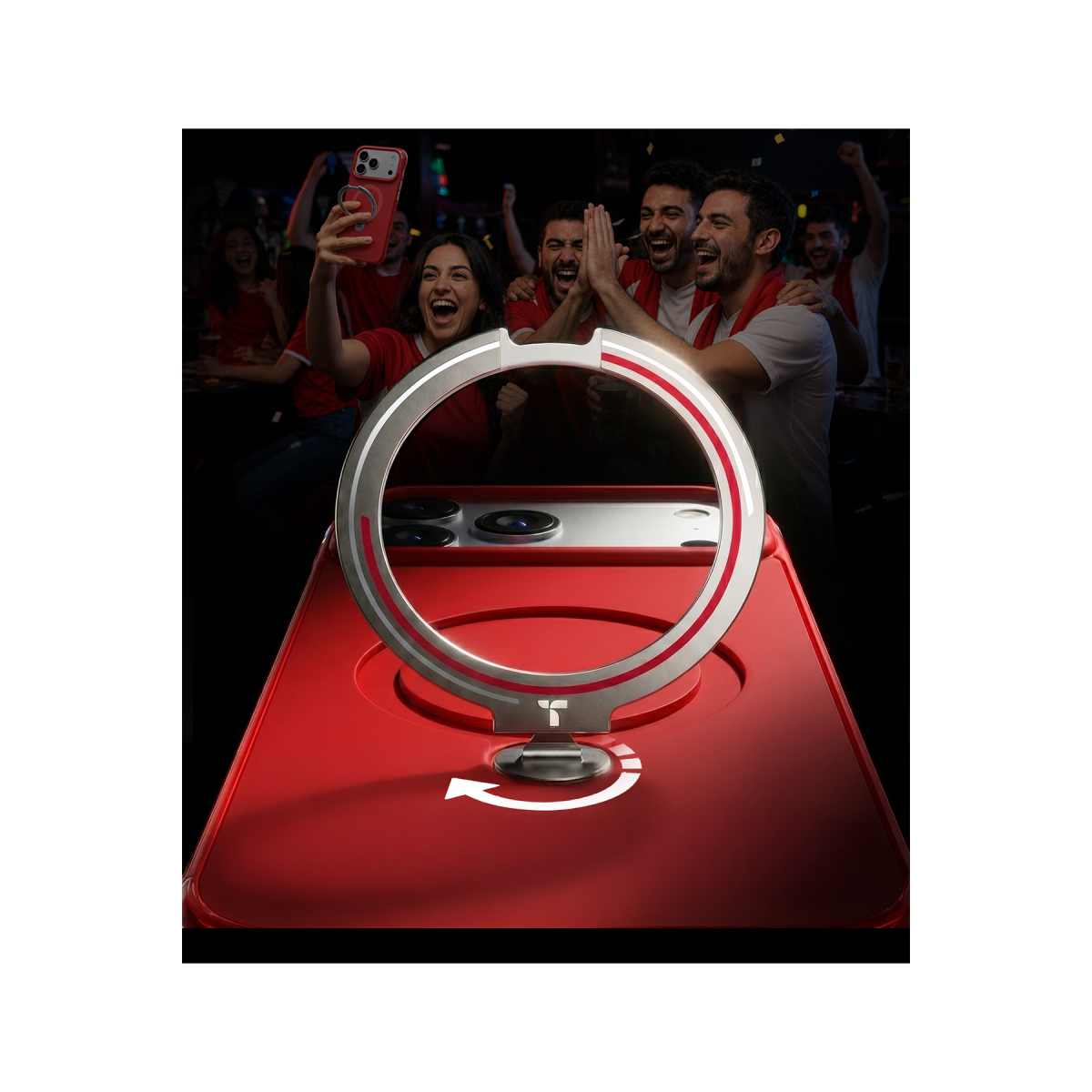 Torras Apple iPhone 17 Pro OStand Q3 Air World Cup Serisi Magsafe Kılıf