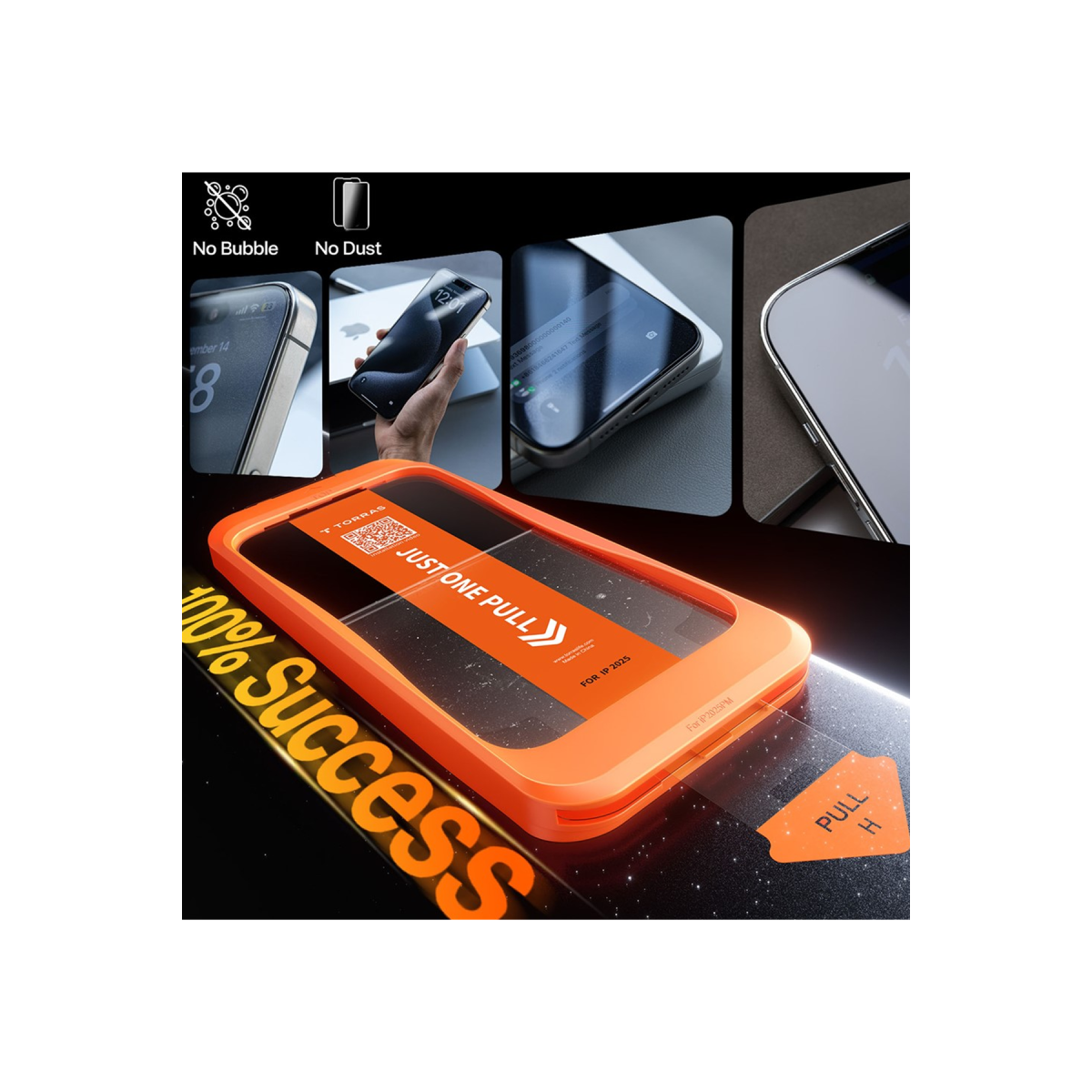 Torras Apple iPhone 18 Pro HD Shield Gen 5 Cam Ekran Koruyucu